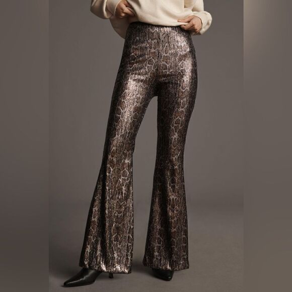 Anthropologie Sequin Snake Joni Pants NWT